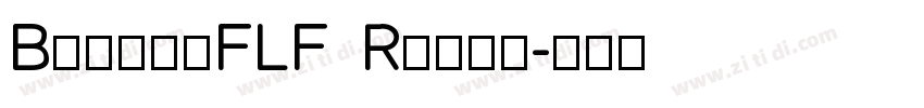 BodoniFLF Roman字体转换